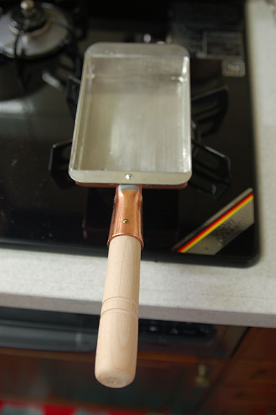銅製　玉子焼き器